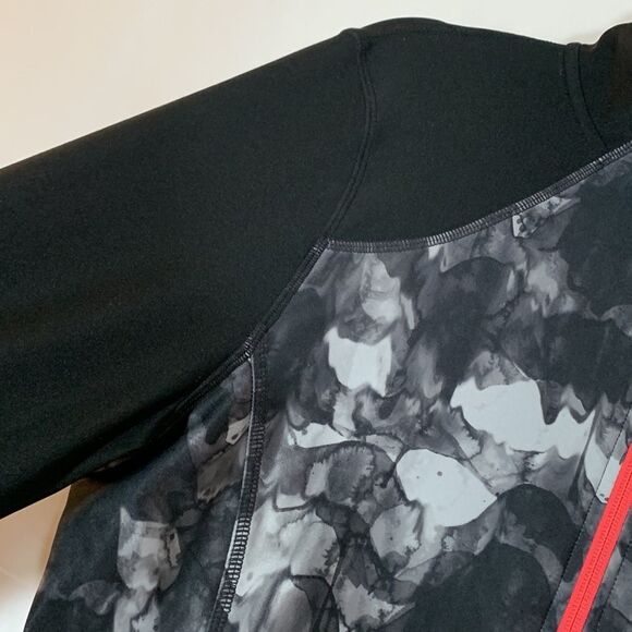 Mondetta Black, Grey & Pink Zip-Up Sweater - Picture 3 of 8